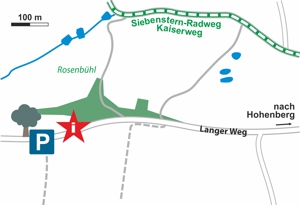 Orientierungskarte Hohenberg a.d. Eger